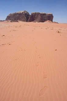 Wadi Rum Tourism Prints: Sand dunes
