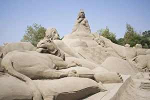 Antalya Sand Sculpture Print