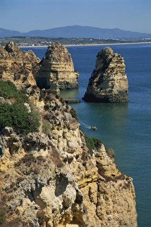 Algarve Coastal Scenery Prints: Sea stacks