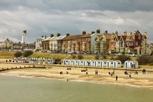 WorldInPrint: Southwold Seafront Print, Suffolk, England