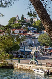 Seafront, Skiathos, Sporades, Greek Islands, Greece, Europe Seafront, Skiathos, Sporades, Greek Islands, Greece, Europe