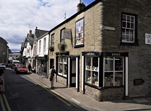 Powys Travel Destination Prints: Second-hand bookshop