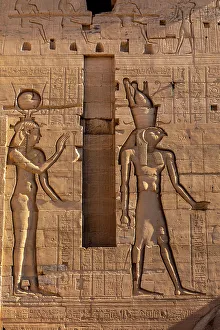 African UNESCO Sites Prints: The Second Pylon of The Temple of Isis at the Philae Temple Complex