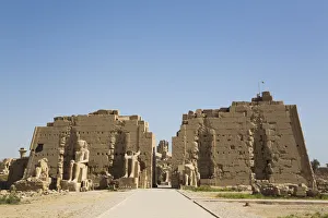 Prints of Seventh Pylon, Karnak Temple Complex, UNESCO World Heritage Site, Luxor, Thebes, Egypt, North Africa, Africa Map Prints: Seventh Pylon Print, Luxor Temple Complex