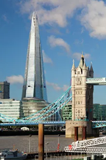 The Shard and Tower Bridge, London, England, United Kingdom, Europe The Shard and Tower Bridge, London, England, United Kingdom, Europe