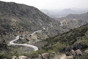 The Sheekh Mountains and the Burao to Berbera road, leading from the central plateau down The Sheekh Mountains and the Burao to Berbera road, leading from the central plateau down