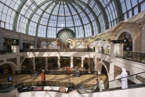 United Arab Emirates Travel Guide Prints: Shopping Mall interior