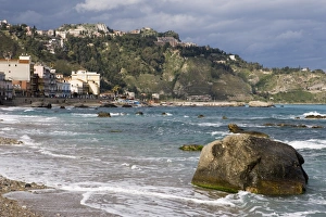 Sicilian Coastal Scenery Prints: Shoreline and beach