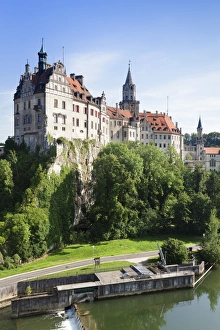 Danube River Europe Prints: Sigmaringen Castle, Danube River