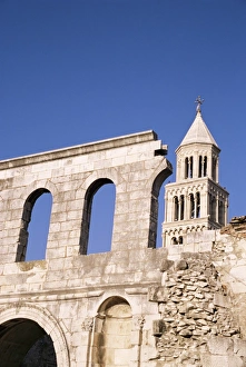 Croatia Tourism Destination Prints: Silver gate, Old Town, Split, Dalmatia, Croatia, Europe