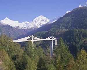 Swiss Alps Travel Destination Prints: Simplon Pass
