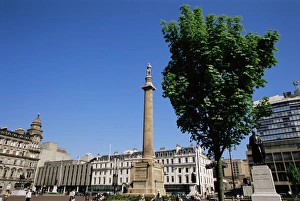 Western European Cityscape Prints: Sir Walter Scott column