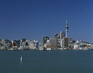 New Zealand Pacific Coast Prints: Skyline of Waitemata Harbour