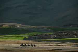 A small village in Bamiyan province, Afghanistan, Asia A small village in Bamiyan province, Afghanistan, Asia