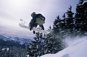 Adventure Sports Prints: Snowboarder