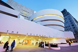 Solomon R. Guggenheim Museum, built in 1959, designed by Frank Lloyd Wright Solomon R. Guggenheim Museum, built in 1959, designed by Frank Lloyd Wright