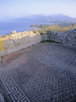 Mediterranean Coastal Towns Italy Prints: Solunto, Sicily