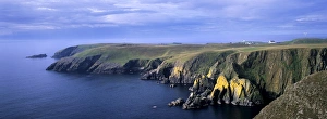 United Kingdom Coastal Scenery Prints: Southeast cliffs of Fair Isle