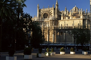 Seville Cathedral Spain Prints: Southern aspect