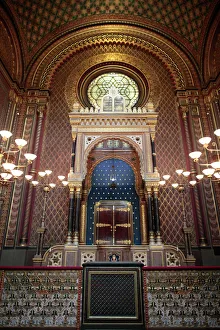 The Spanish Synagogue built in 1868, Prague, Czech Republic, Europe The Spanish Synagogue built in 1868, Prague, Czech Republic, Europe
