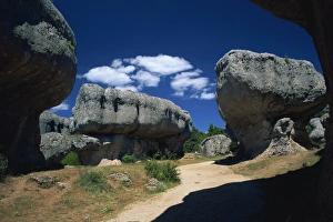 Physical Geography Of Spain Prints: Spectacular limestone formations, Ciudad Encantada, Cuenca, Castilla-La Mancha
