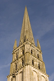 Spire of the abbey church of Saint-Savin sur Gartempe, known as the Romanesque Sistine Chapel Spire of the abbey church of Saint-Savin sur Gartempe, known as the Romanesque Sistine Chapel