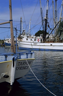 Colorful Boat Images Prints: Sponge Docks and boats