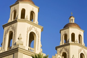 US Religious Landmarks Prints: St. Agustine Cathedral, Tucson, Pima County, Arizona, United States of America