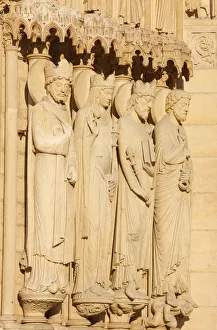 St. Annes gate sculptures of King and Queen of Sheba, Solomon and St St. Annes gate sculptures of King and Queen of Sheba, Solomon and St