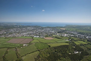 Great Britain Aerial Views Prints: St. Austell, Cornwall, England, United Kingdom, Europe