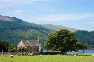St. Begas Church by the Lake, Bassenthwaite, Lake District, Cumbria St. Begas Church by the Lake, Bassenthwaite, Lake District, Cumbria