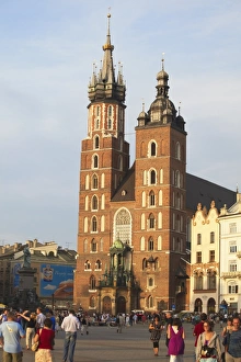 St. Marys Church in Main Market Square (Rynek Glowny), UNESCO World Heritage Site St. Marys Church in Main Market Square (Rynek Glowny), UNESCO World Heritage Site