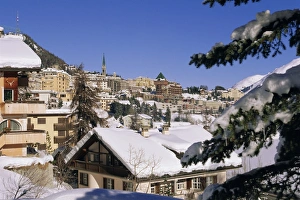 European Ski Resort Prints: St. Moritz
