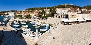Historic Croatian Architecture Prints: St. Stephens Square and old harbour