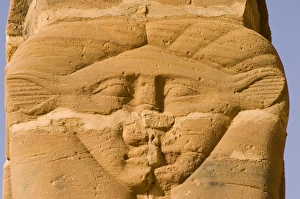 The standing columns of the temple of the goddess Mut at Jebel Barkal, UNESCO World Heritage Site