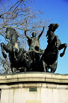 Statue of Boadicea Print, Westminster London