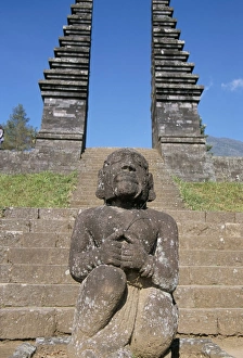 Ancient Hindu Temples In Asia Prints: Statue, Candi Ceto