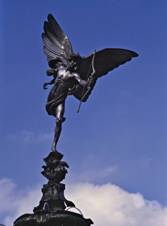 Prints of Statue of Eros, Piccadilly Circus, London, England, United Kingdom, Europe Piccadilly Circus Prints: Statue of Eros Print, Piccadilly Circus London