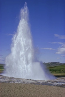 Polar Regions Travel Prints: Strokkur Geyser