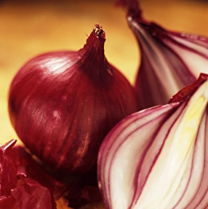 Red Onion Photography Prints: Studio shot of red onions