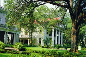 Suburban house in antibellum style of architecture Suburban house in antibellum style of architecture