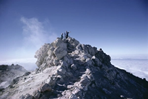 European Mountain Climbing Prints: Summit of Mount Teide