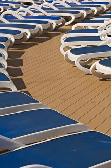 Travel Photography Tips Prints: Sun deck, cruise ship