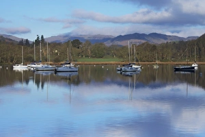 Sunrise, Ambleside, Lake Windermere, Lake District National Park, Cumbria, England, United Kingdom, Europe Sunrise, Ambleside, Lake Windermere, Lake District National Park, Cumbria, England, United Kingdom, Europe
