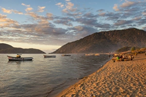 Sunset at Cape Maclear, Lake Malawi, Malawi, Africa Sunset at Cape Maclear, Lake Malawi, Malawi, Africa