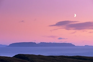 Isle Of Skye Prints: Eigg Island Sunset Print