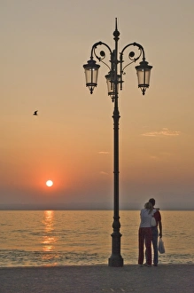 Lake Garda Views Prints: Sunset, Lazise