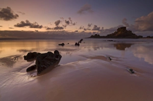 Evening Light On The Rocks Prints: Sunset and low evening light on the rocks, Castelejo beach, near Vila da Bispo