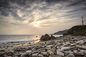 Sunset on Will Rogers Beach, Pacific Palisades, California, United States of America Sunset on Will Rogers Beach, Pacific Palisades, California, United States of America