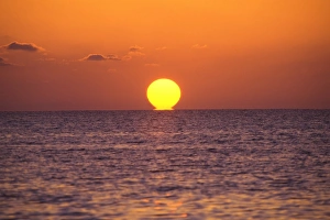 Sunset Over Ocean Prints: Sunset over sea
